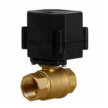 Robinet à tournant sphérique motorisé en acier inoxydable